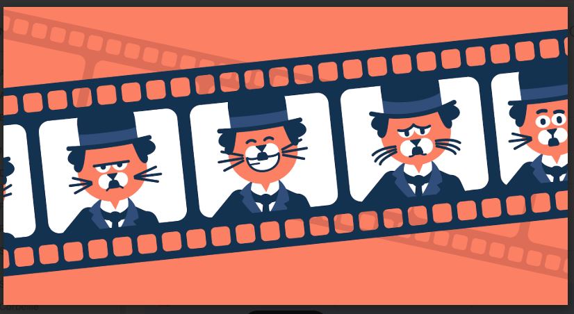 Charlie Chaplin mime des émotions avec son visage