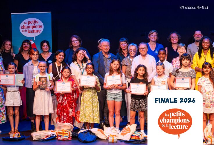photos des participants de la finale Petits champions de la lecture 2026